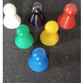 1970S WADDINGTONS CLUEDO SPARE PARTS, PLAYER PI...
