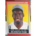 1990 Score RICHMOND WEBB (Dolphins) Class of 19...