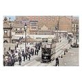 ptc6634 - Yorks - Early Tram along May Day Gree...