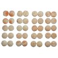 52277.0 40 Carved 6.5 mm Vintage Coral Harveste...