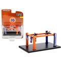 Adjustable Four-Post Lift "Union 76" Orange and...