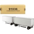 Wabash National 28' Double Pup Trailers White "...