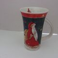 Tall Coffee Mug Father Christmas 6" Tall