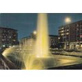 Cuneo Piazza Europa Italy Postcard used creased