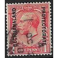 BECHUANALAND 1925-7 PROTECTORATE O/P ON 1d USED...
