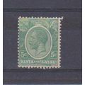 KenyaUganda.SG78 5c Green.Mounted Mint.Aug16
