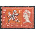 Solomon Islands 1965 SG113 1d Black, Orange & Y...