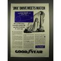 1935 Goodyear Compass Cord Belts Ad - Jinx Drive