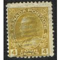 Canada 1922 4c Olive Yellow SG249 AvU