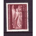 AUSTRIA 1973 STAMP DAY 4s + 1s PURPLE ARCHANGLE...