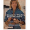 Winston Cigarettes vintage Full Page Print Ad F...