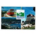 TIKI MULTIVIEW POSTCARD WELLINGTON HARBOUR CAPI...