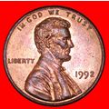 MEMORIAL 1982-2008: USA★1 CENT 1992 UNC LINCOLN...