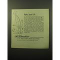 1950 The Greenbrier Resort Ad - Folks sure fall