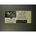 1953 Hammacher Schlemmer Chair Ad - Contour designed for healthful relaxation