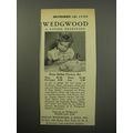 1955 Wedgwood Peter Rabbit Nursery Set Ad - Wedgwood a living tradition