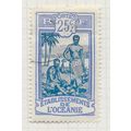 POLYNESIA OCEANIC SETTLEMENTS 1913 FRENCH FRANC...