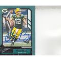 AARON ROGERS 2020 AUTOGRAPHED GREEN BAY PACKERS...