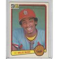 1983 DONRUSS WILLIE McGEE ROOKIE #190