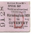 B.R. Edmondson Ticket - Birmingham New Street t...