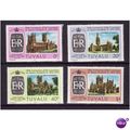 TUVALU 1978 CATHEDRALS SET 4 VALS U/M MINT