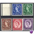 1957 Graphite Wildings Set SG561-566 Unmounted ...