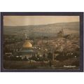 ISRAEL POSTCARD - VIEW OF THE OLD CITY OF JERUS...