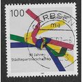 GER 1997 100pf '50TH ANN OF TOWN TWINNING MOVEM...