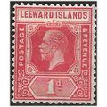 Leeward Islands 1921 SG60 1d Carmine-Red Mounte...