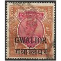 Gwailor (ICS) 1928 SG97 2r Carmine & Orange Fin...