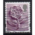 GB 2017 - England - Tudor Rose £1.40 Used