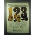 1983 Minwax Wood Finish Ad - Three Easy Steps