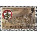 ISLE O MAN, Ruins od Rushen Abbey, brown 1974, ...