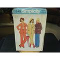 Simplicity 7349 Unlined Smock Jacket w/Optional...