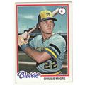 1978 Topps baseball card 51 Charlie Moore - Bre...