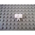 White Lego Brick Special 1 x 2 With Vertical Cl...