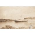 SS Hamonic at Stag Island Canada Real Photo Mil...