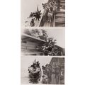 WW2 War Ship Army Crew Military Party 3x Real P...