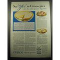 1933 Crisco Shortening Ad - recipes for Orange ...