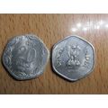 India 1987 20 Paise Coin