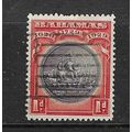 BAHAMAS 1930 TERCENTENARY 1d USED SG126