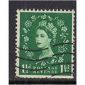GB 1955 - 58 QE2 1 1/2d Green Wilding SG 542 WM...
