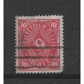 Germany.SG211 10m Posthorn (Red and Pink).Fine ...