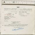 1963 letter Whitehead & Whitehead, Brighton