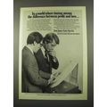 1975 Dow Jones News Service Ad - Profit and Loss