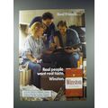 1987 Winston Lights Cigarette Ad - Friends