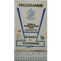 1975 programme Widnes v. Castleford