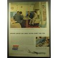 1959 United Air Lines Ad - Around United Air Lines extra care for you
