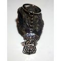 BULL MASTIFF METAL KEY RING WITH KEY CHAIN & VE...