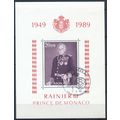 40th Anniv Reign Prince Rainier: Minisheet - Mo...
